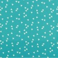 TOILE ENDUITE TRIANGLES TURQUOISE
