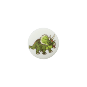 BOUTON POLYESTER PIED DINO COL 901