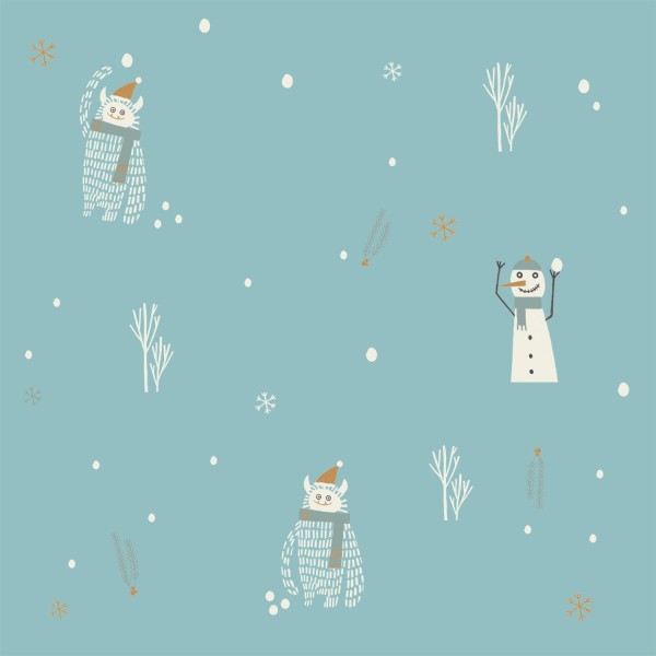 POPELINE YETI ET SNOWMAN