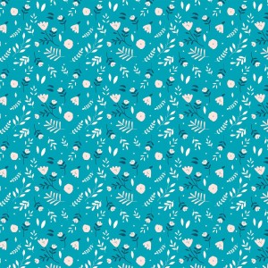 POPELINE ALADDIN FLOWERS