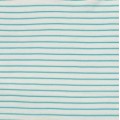 TISSU SLUB JERSEY STRIPES AQUA