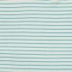 TISSU SLUB JERSEY STRIPES AQUA