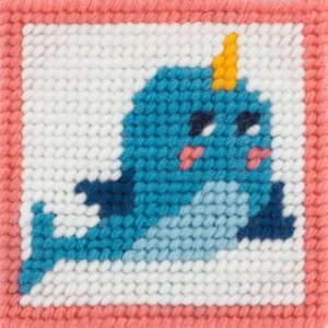 KIT CANEVAS 20x20 KIKI LE DAUPHIN MAGIQUE
