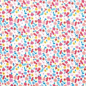 POPELIN S/S P131 HAPPY FRIENDS FLOWERS