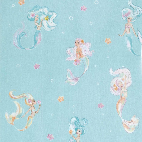 POPELIN S/S P141 MERMAIDS