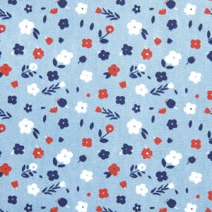 DENIM PRINT COLOR DPC2 HAPPY FRIENDS FLOWERS 10 X150 CM