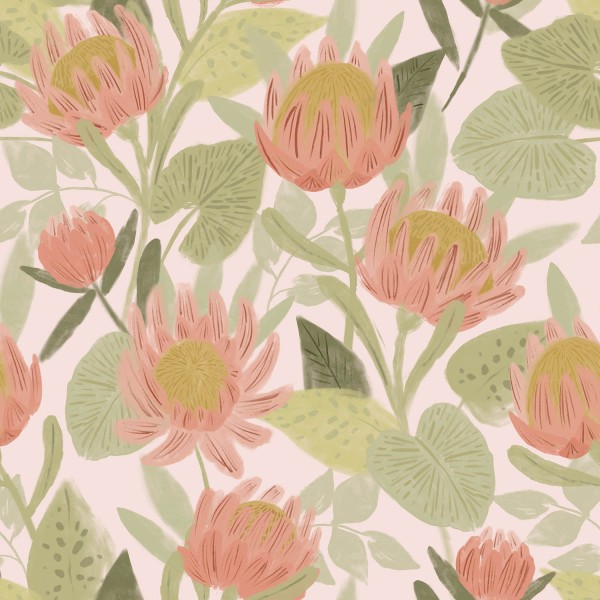 CANVAS SLIM BOHO FLOWERS CS8 10 X 140 CM