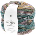 CREATIVE MELANGE ARAN WONDERBALL MAUVE PETROLE