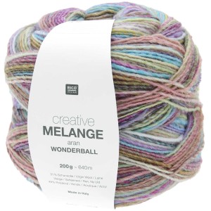 CREATIVE MELANGE ARAN WONDERBALL PASTEL