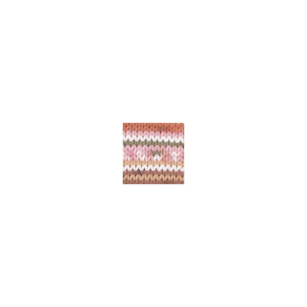 BABY JACQUARD ROUILLE-ROSE-VERT