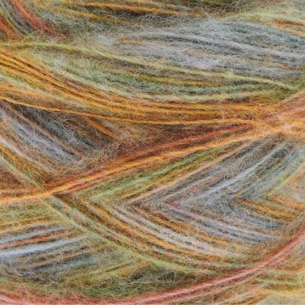 CREATIVE MELANGE GARZATO VERT - SAUMON