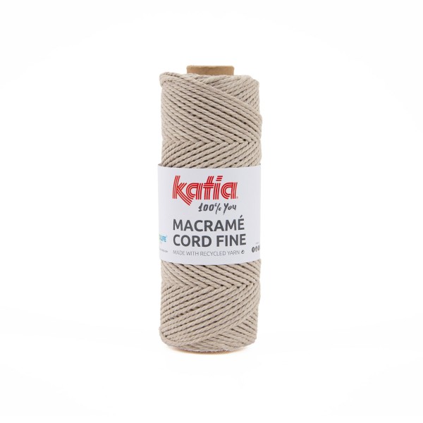 MACRAME CORD FINE BEIGE