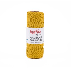 MACRAME CORD FINE MOUTARDE