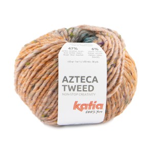 AZTECA TWEED ROSE ORANGE BLEU