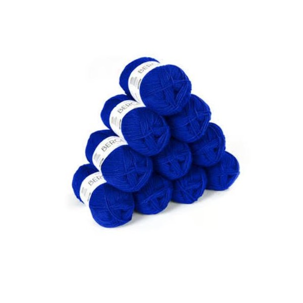 BARISIENNE BLEU SMALT LOT DE 10 PELOTES