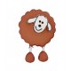BOUTON MOUTON A PATTES