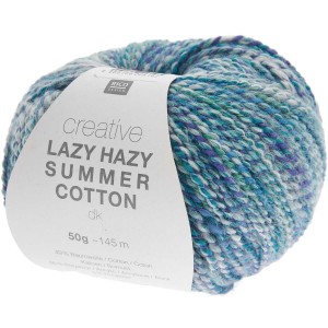 CREATIVE LAZY HAZY SUMMER COTTON TURQUOISE
