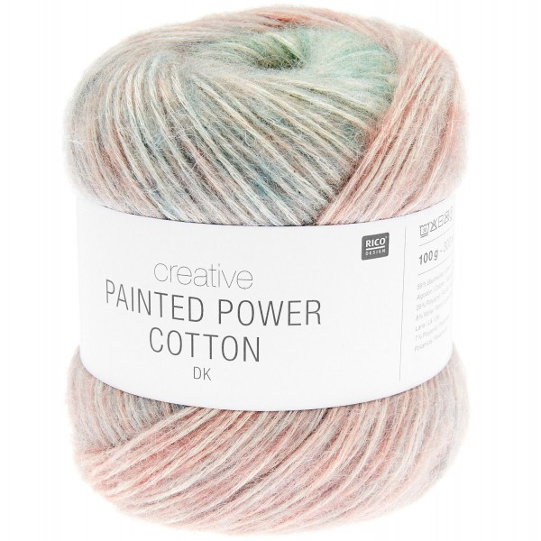 COTON CREATIVE PAINTED POWER DK ARC EN CIEL
