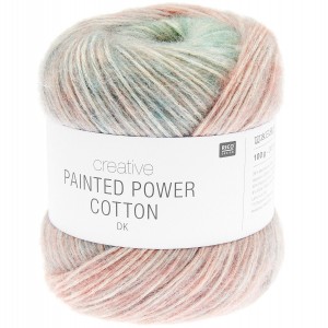COTON CREATIVE PAINTED POWER DK ARC EN CIEL