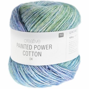 COTON CREATIVE PAINTED POWER DK NUANCES D EAU