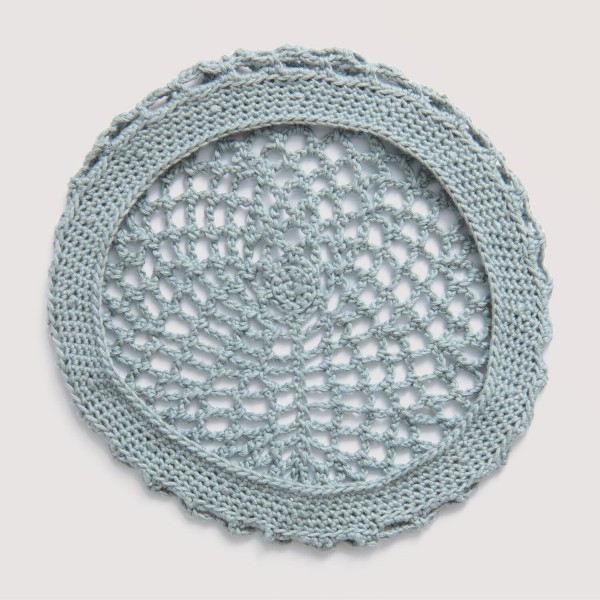 LUXURY PIMA COTTON X CASHEMERE BLEU TOURTERELLE