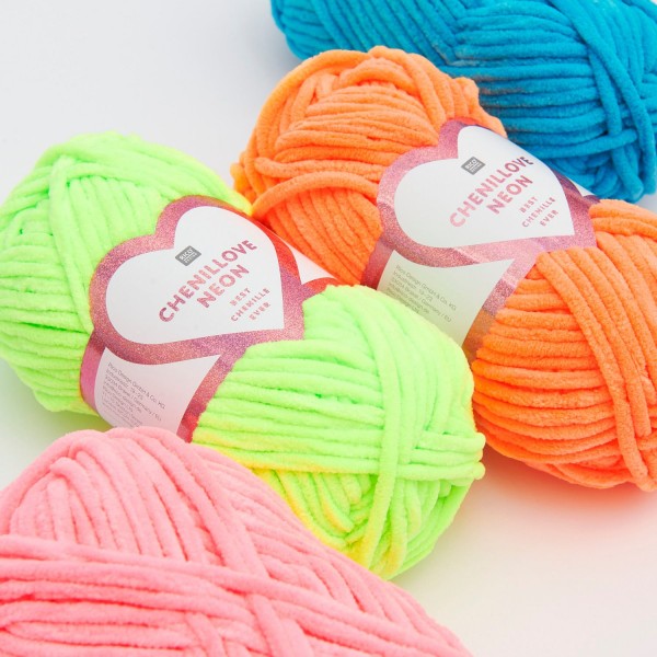 CHENILLOVE NEON BLEU