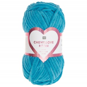 CHENILLOVE NEON BLEU