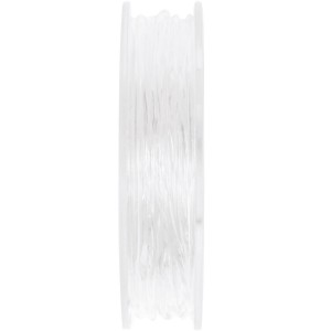 FIL DE NYLON ELASTIQUE TRANSPARENT 0.1MM