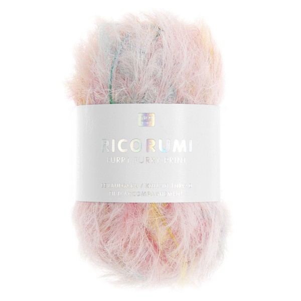 RICORUMI FURRY FURRY PRINT PASTEL