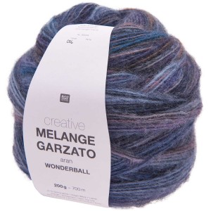 CREATIVE MELANGE GARZATO LILAS - PETROLE