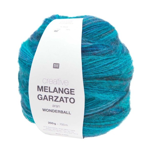 CREATIVE MELANGE GARZATO AQUA