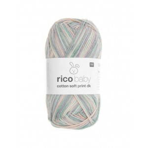 BABY COTTON SO PRINT MAUVE AQUA