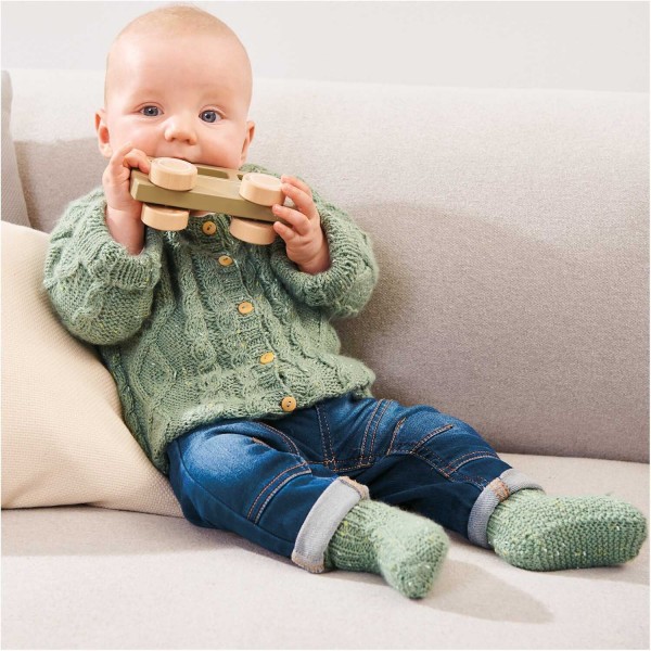 RICO BABY DREAM TWEED DK MOUSSE