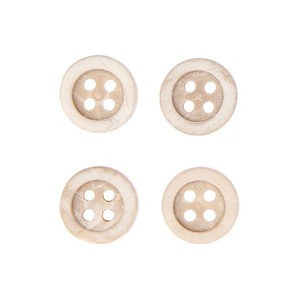 BOUTON NOIX DE COCO 12MM 