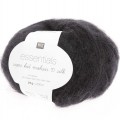 ESSENTIALS SUPER KID MOHAIR LOVES SILK NOIR