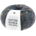 FASHION COTTON ALPACA FUN NEPS BLEU MARINE