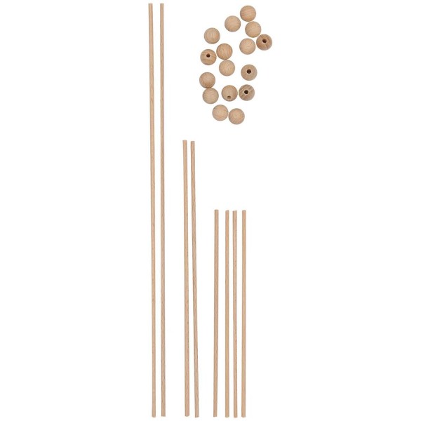 BATONS MOBILES AVEC BOULES 15-30 CM