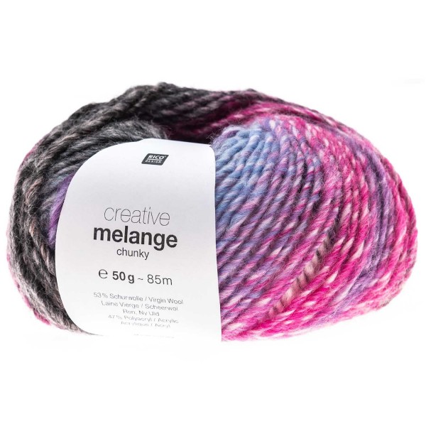 CREATIVE MELANGE CHUNKY LILAS FUCHSIA
