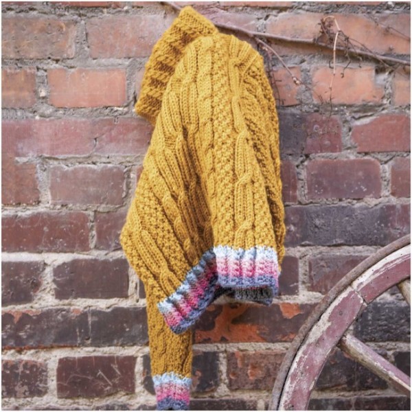 ESSENTIALS SOFT MERINO ARAN MOUTARDE