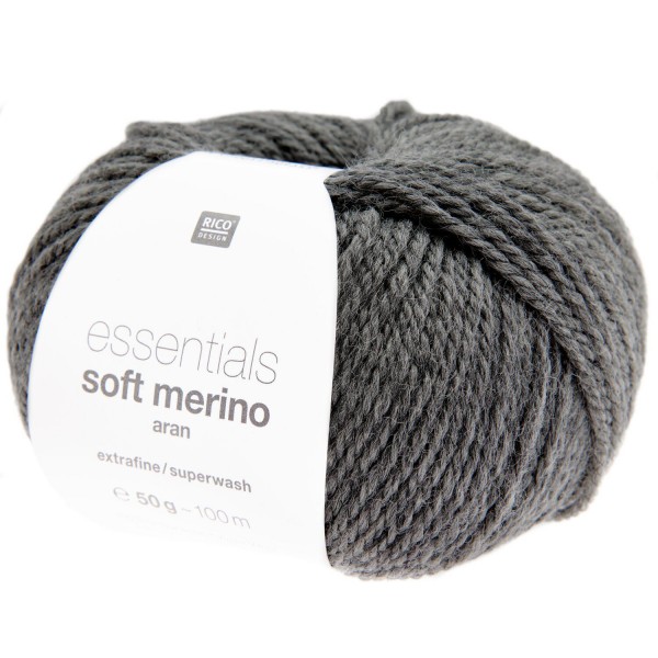 ESSENTIALS SOFT MERINO ARAN GRIS