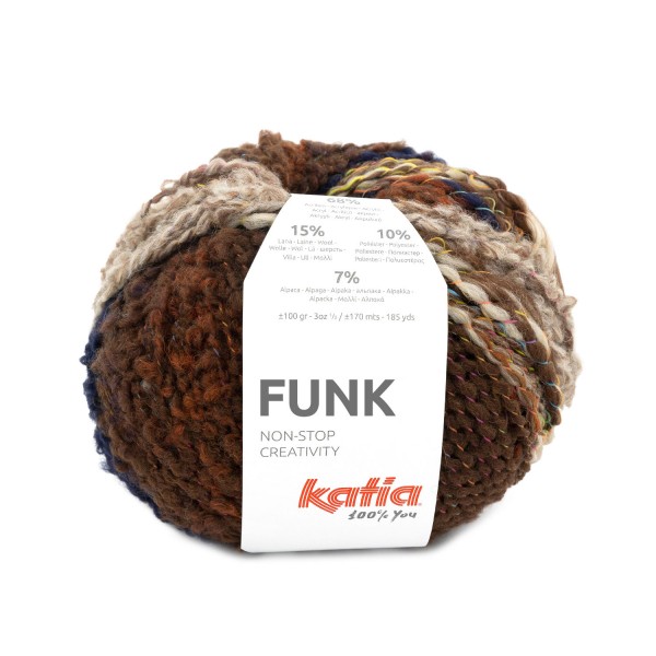 FUNK MARRON-BLEU