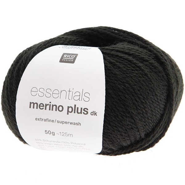 MERINO PLUS DK NOIR 014
