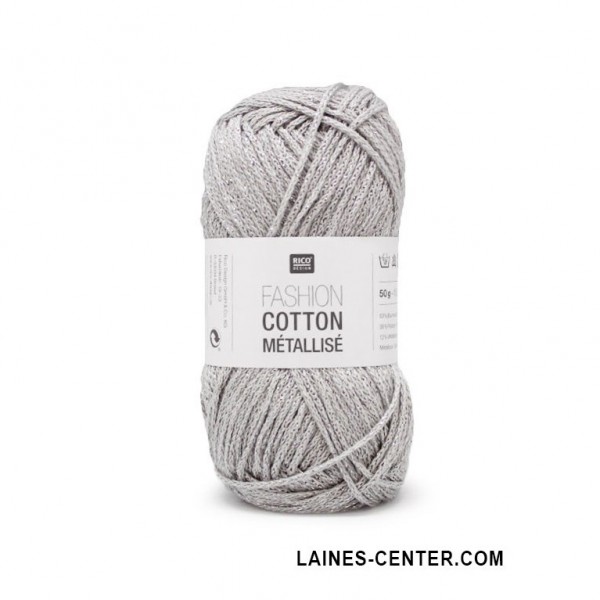 COTON METALLISE ARGENT