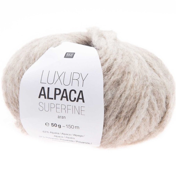 RICO LUXURY ALPACA SUPERFINE ARAN