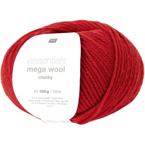 ESSENTIALS MEGA WOOL CHUNKY ROUGE