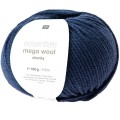 ESSENTIALS MEGA WOOL CHUNKY BLEU