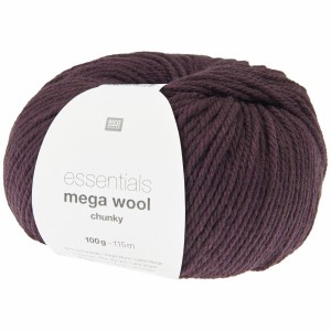 ESSENTIALS MEGA WOOL CHUNKY PRUNE