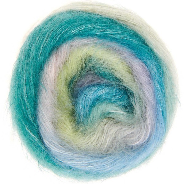 ESSENTIALS SUPER KID MOHAIR SILK PRINT TERRA