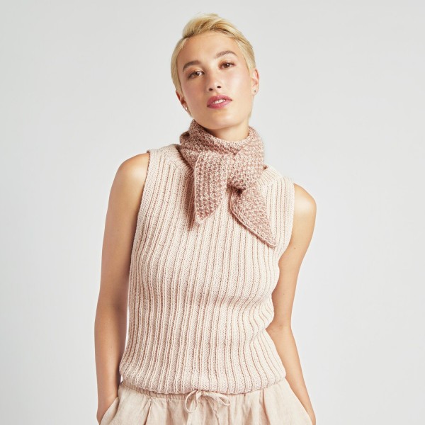 ESSENTIALS BABY ALPACA LOVES SILK VIEUX ROSE