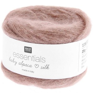 ESSENTIALS BABY ALPACA LOVES SILK VIEUX ROSE